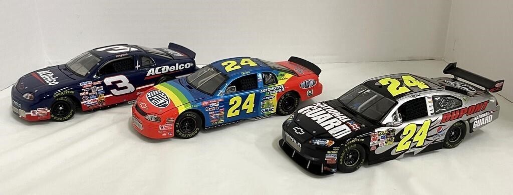 Three Die Cast Nascar Cars