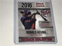 Ronald Acuna Baseball Card