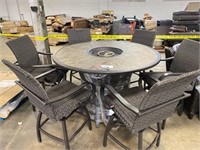 Members Mark Homewood counter height fire pit set