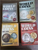 1701-2011 (4) World Coin Books by Cuhaj Michael