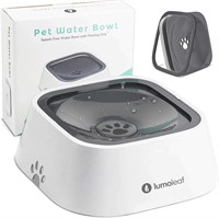 LumoLeaf Dog Water Bowl, Splash Free