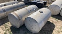 2- Chrome Diesel Truck Tanks, Round