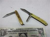 Two vintage pocket knives