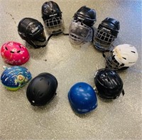Police Auction: 10 Helmets