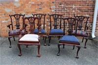 Group of Six Chippendale Chairs