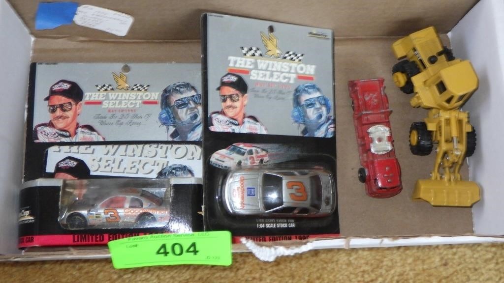 WINSTON CUP DIE CAST CARS, TOOTSIE TOY FIRE TRUCK>