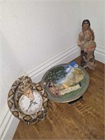 NATIVE AMERICAN DECORATIONS & SNAKE