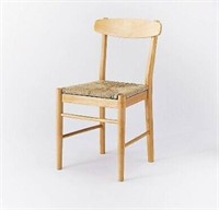 Threshold - Logan Wood Dining Chair w/ Woven Seat