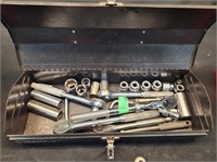 Toolbox of Stanley 3/8" Sockets & Ratchets