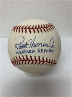 Robert Thomas Jr. signed baseball