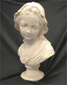 Large composite bust of a young lady