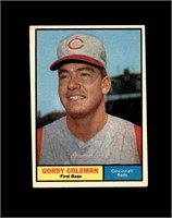 1961 Topps #194 Gordy Coleman EX to EX-MT+