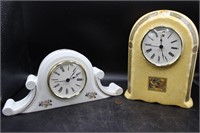 Two Royal Tara Irish Mantle Clocks