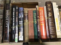 19 books, many Dodge City related. Many vintage