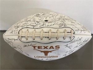 Texas Longhorns Team Signed Football