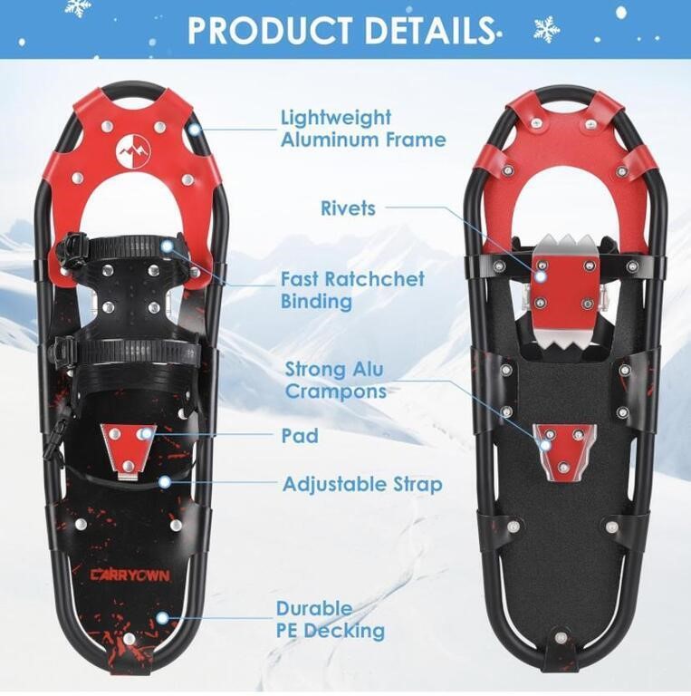 CARRYOWN SNOWSHOES WITH CARRY CASE