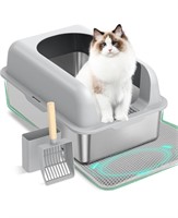 $126  Stainless Steel Cat Litter Box
