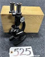 Stellar 8" Microscope w/ Wood Box