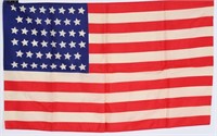 US 45 STAR DANCING STAR PATTERN SILK FLAG 1896