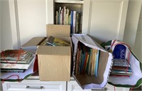 Large lot of books