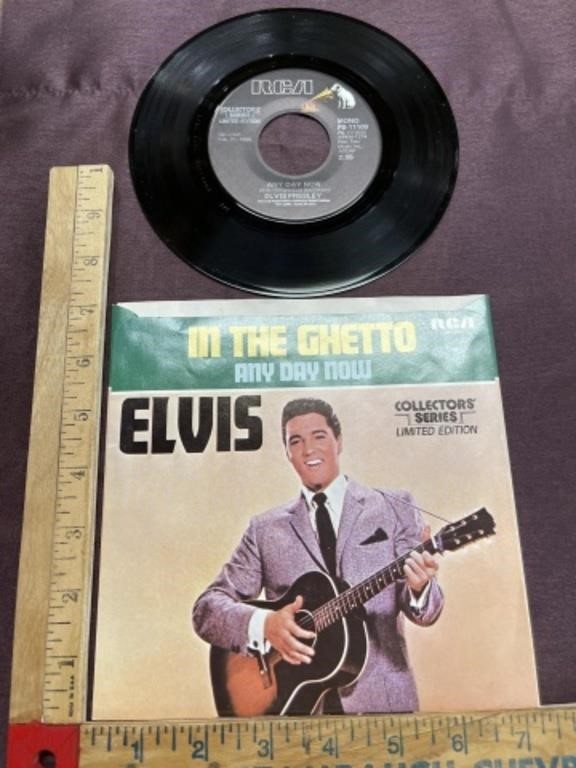 Elvis Collector series 45 record Any day now in