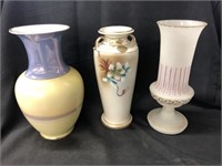 (3) Noritake & Nippon Vases