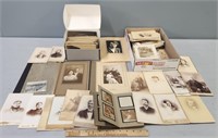 Photographs & Images Lot Collection incl Cabinet