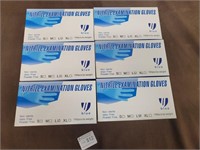 6boxes Nitrile Examination Gloves Size L 100pc per