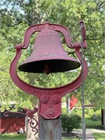 No. 2 Cast Iron Farm Bell by Crystal Metal USA
