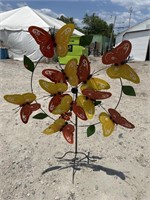 METAL ART BUTTERFLY WHIRLIGIG