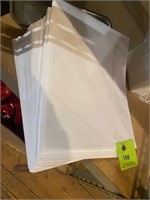 White envelopes 9" x 11"