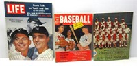 Baseball Vtg. Magazines - 50's & 60's