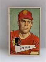 1952 Bowman Small #43 Dick Todd Redskins