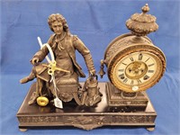 16" x 18" x 6.5" Dennis Papin Ansonia Clock, 1881