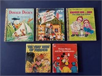 (5) Childrens Tell-A-Tale & Little Golden Books