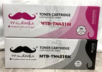 Moustache Toner Cartridge 4 Colour Pack