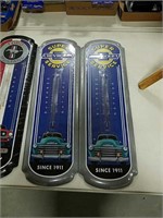 (2) New Chevy thermometers