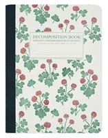 Crimson Clover Decomposition College-Ruled Book