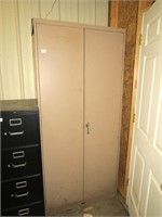 Large Metal Storage Cabinet Measures Approx. 36W