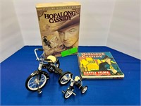 HOPPY HOPALONG CASSIDY Lot Film, DVDs, Bikes