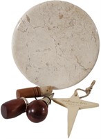 Marble Trivet and Stoppers
