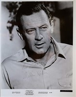 William Holden signed portrait photo