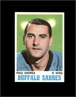 1970 Topps #77 Paul Andrea NRMT to NM-MT+