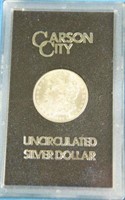 1884 Carson City Morgan uncirculated silver