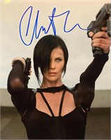 Æon Flux Charlize Theron signed movie photo