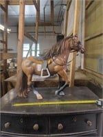 Large plastic horse