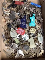 Large Variety of Keys and Keychains