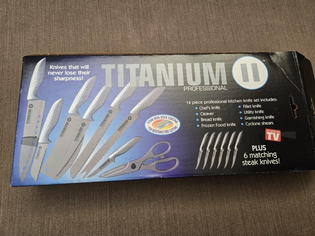 Titanium Knive Set