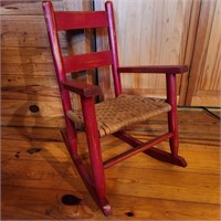 Red Children's Rocking Chair
