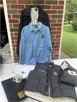 Slater Steel clothing items and advertising items